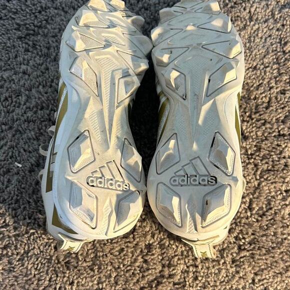 White and gold adidas freak - Picture 6 of 8